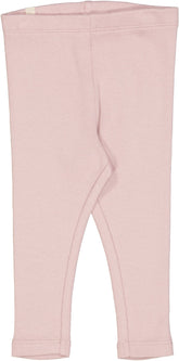 Wheat - Rib Leggings - Powder Rose